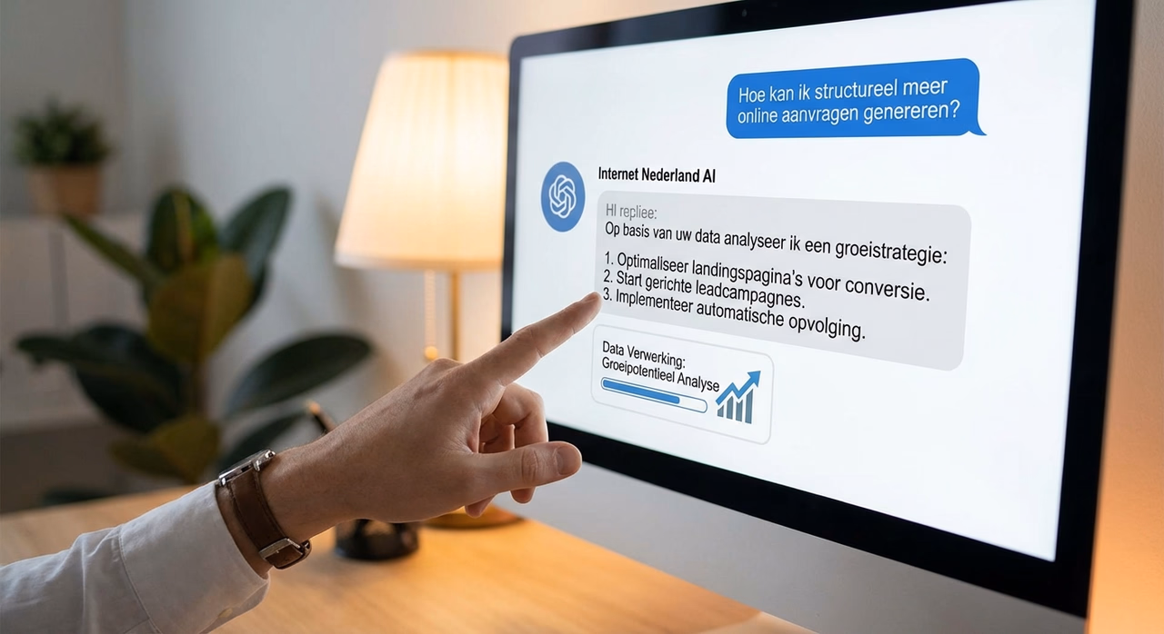 Close-up of AI agent interface showing intelligent automation and customer interaction capabilities