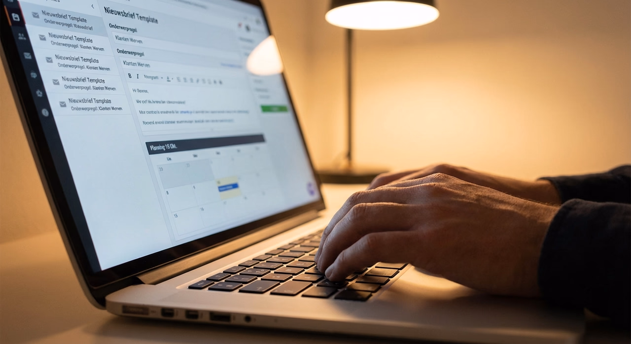 Marketing automatisering: email templates en campagne instellingen op software